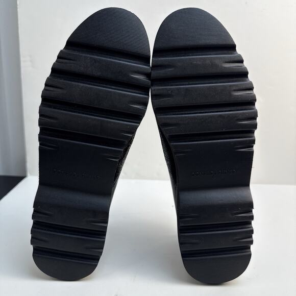 DONALD PLINER Womens 5.5 Cloud Slip-on Loafers Black Leather Patent NWB - Picture 8 of 10